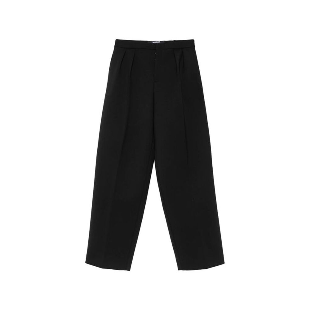 Jacquemus Black Trousers - Wide-Leg Trousers Men